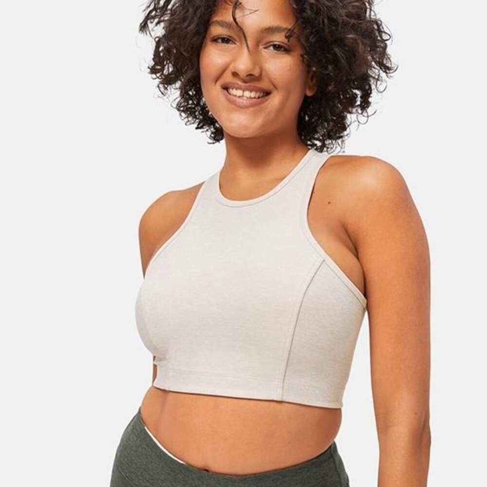 Outdoor Voices Athena Crop Top Oatmeal XS